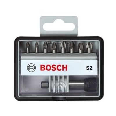 Bosch Accessoires Bitset | Extra Hard S2 | Robustline | 9-delig | 2607002561 - 2607002561
