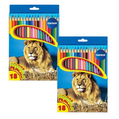 Kleurpotloden set - multi kleuren - 36x stuks - tekenen voor kinderen