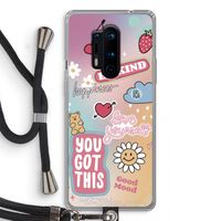 Positivity: OnePlus 8 Pro Transparant Hoesje met koord