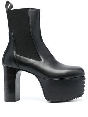 Rick Owens bottines Minimal Grill 195 mm en cuir - Noir