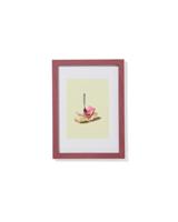 HEMA Fotolijst 10x15cm hout dun (bordeauxrood)