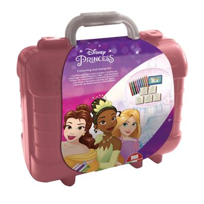 Multiprint Disney prinses reis stempel- en kleurkoffer