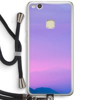 Sunset pastel: Huawei Ascend P10 Lite Transparant Hoesje met koord