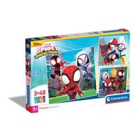 Clementoni puzzel 3x48pcs spidey
