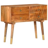 Dressoir 85x40x70 cm massief mangohout - thumbnail