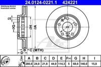 Ate Remschijf 24.0124-0221.1 - thumbnail