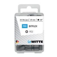 Witte pozidriv bit Bitflex [15x] - 1/4&apos;&apos; - PZ 3 - 25mm