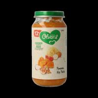 Pompoen kip pasta 12M06 250 Gram