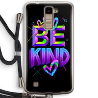 Be Kind: LG K10 (2016) Transparant Hoesje met koord