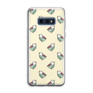 Vogeltjes: Samsung Galaxy S10e Transparant Hoesje