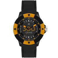 Horloge Uniseks Light Time POKER (Ø 41 mm)