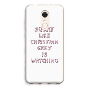Christian Grey: Xiaomi Redmi 5 Transparant Hoesje