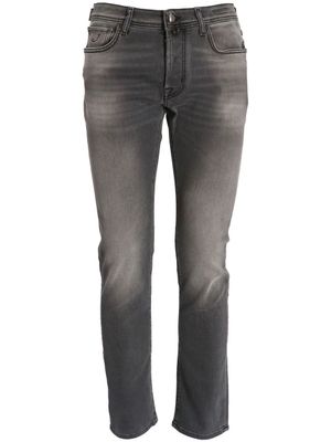 Jacob Cohën jean à coupe slim - Gris