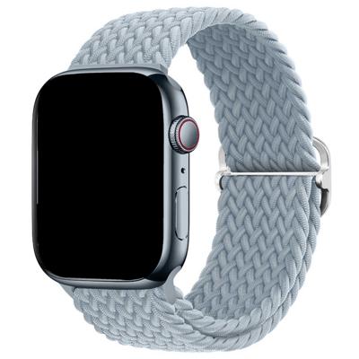 Apple Watch Bandje Weavy - Nylon - Blauw - 44, 45, 46 & 49mm
