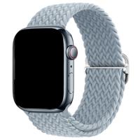 Apple Watch Bandje Weavy - Nylon - Blauw - 44, 45, 46 & 49mm