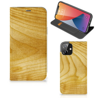 iPhone 12 | iPhone 12 Pro Book Wallet Case Licht Hout