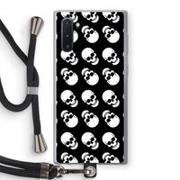 Musketon Skulls: Samsung Galaxy Note 10 Transparant Hoesje met koord