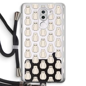 Uilen: Honor 6X Transparant Hoesje met koord