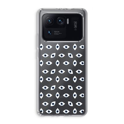 Eyes pattern: Xiaomi Mi 11 Ultra Transparant Hoesje