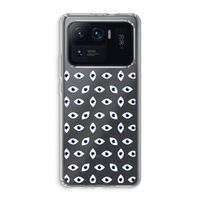 Eyes pattern: Xiaomi Mi 11 Ultra Transparant Hoesje