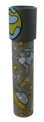 Johntoy caleidoscoop ruimte 19 cm groen