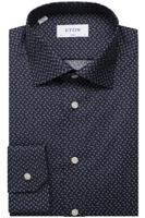 ETON Classic Fit Overhemd Marine, Motief - thumbnail