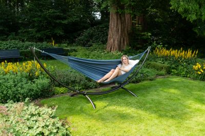 Hangmatset 2 Persoons Arc & Organic Jeans - Brazilië - Blauw - 180 kg - Tropilex