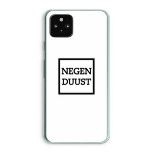 Negenduust vierkant: Google Pixel 5a 5G Transparant Hoesje
