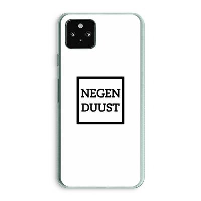 Negenduust vierkant: Google Pixel 5a 5G Transparant Hoesje