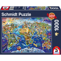 Ontdek onze Wereld Puzzel 1000 Stukjes - thumbnail