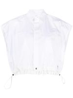 sacai chemise à logo brodé - Blanc - thumbnail