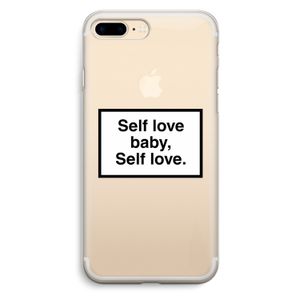 Self love: iPhone 7 Plus Transparant Hoesje