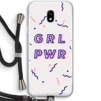 GRL PWR: Samsung Galaxy J3 (2017) Transparant Hoesje met koord