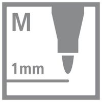 STABILO OHPen, permanent marker, medium 1.0 mm, zwart, per stuk - thumbnail