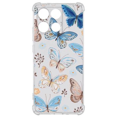 TPU Telefoonhoesje Motorola Moto G56 - Vlinder backcover TPU Telefoonhoesje Motorola Moto G56 - Vlinder backcover