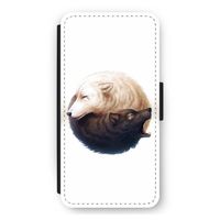 Yin Yang Wolves: iPhone 12 Pro Max Flip Hoesje