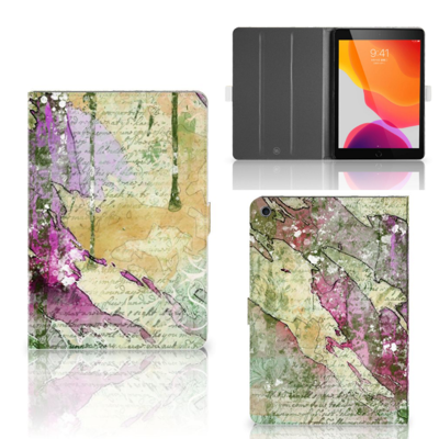 Hoes iPad 10.2 2019 | iPad 10.2 2020 | 10.2 2021 Letter Painting Hoes iPad 10.2 2019 | iPad 10.2 2020 | 10.2 2021 Letter Painting