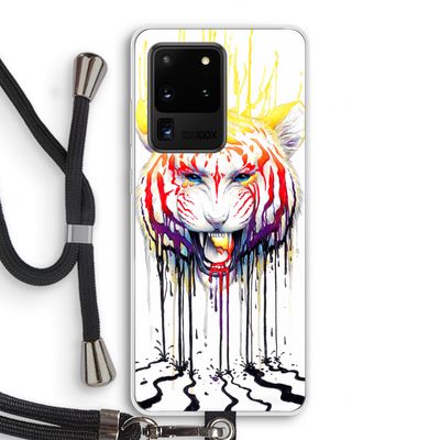 Fading: Samsung Galaxy S20 Ultra Transparant Hoesje met koord