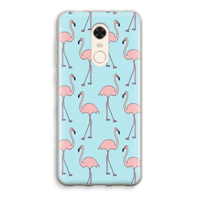 Anything Flamingoes: Xiaomi Redmi 5 Transparant Hoesje