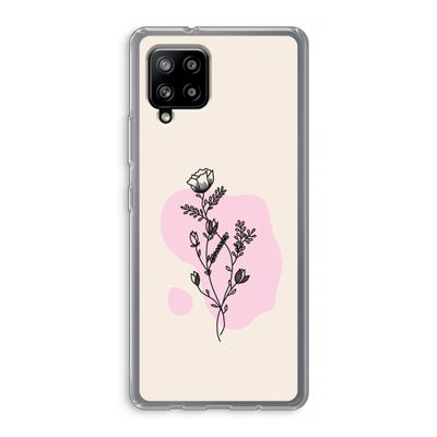 Roses are red: Samsung Galaxy A42 5G Transparant Hoesje