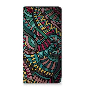 Nokia G22 Hoesje met Magneet Aztec