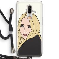 Mary Kate: OnePlus 6 Transparant Hoesje met koord