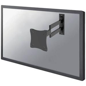 Neomounts FPMA-W830BLACK Monitor-wandbeugel 1-voudig 25,4 cm (10) - 68,6 cm (27) Zwart Kantelbaar, Zwenkbaar