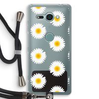 Margrietjes: Sony Xperia XZ2 Compact Transparant Hoesje met koord