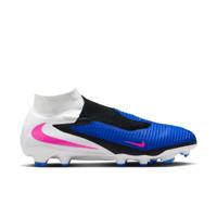 Nike Phantom 6 High Pro Gras Voetbalschoenen (FG) Blauw Wit Felroze