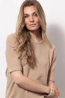 Studio Anneloes Felica Soft Pullover 13120 Trui Korte Mouw 2200 Latte