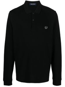 Fred Perry polo à logo poitrine - Noir