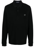 Fred Perry polo à logo poitrine - Noir - thumbnail