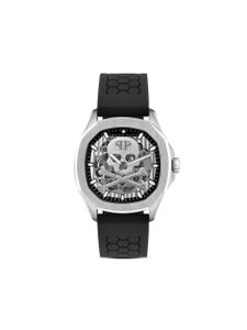 Philipp Plein montre Skeleton $pectre 40 mm - Argent