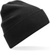 Beechfield CB45N Organic Cotton Original Cuffed Beanie - Black - One Size